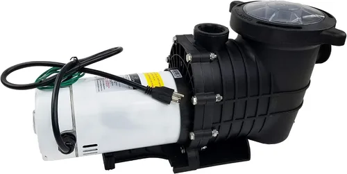 Vista 3 de WHITE LABEL Bomba de piscina en tierra - 110-120V/220-240V, 1.5HP, 110GPM, enchufe de pared