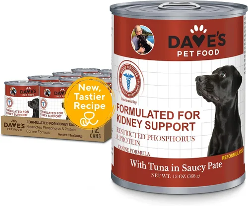 Vista 11 de Dave's Pet Food Soporte renal para perros (estofado de pollo y verduras) – Alimento enlatado húmedo bajo en fósforo y bajo en proteínas