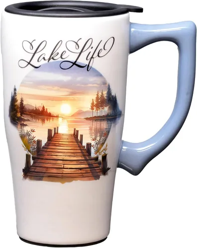 Vista 16 de Spoontiques - Tazas de viaje de cerámica - Taza de la Fuerza Aérea - Bebidas calientes o frías - Regalo para los amantes del café