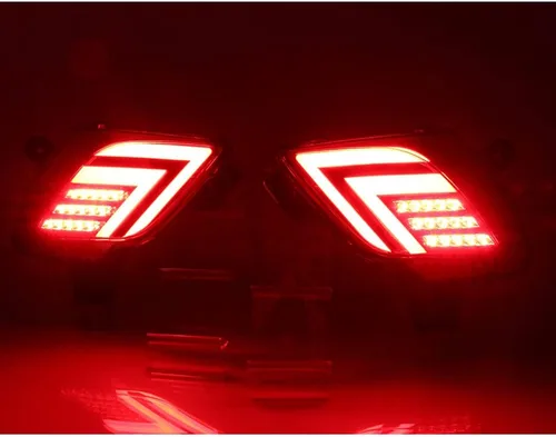 Vista 6 de Dreamseek Reflector LED trasero luz trasera para Mazda CX-5 CX5 2013 2014 2015 2016 lámpara de parachoques de freno w/luz roja intermitente señal