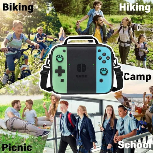 Vista 7 de Lonchera aislada para niños y niñas, bolsa de almuerzo para la escuela, trabajo, oficina, viajes, picnic, senderismo, playa, lonchera portátil