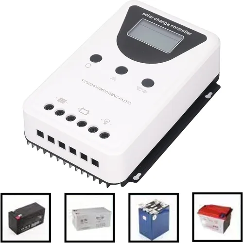 Vista 5 de Controlador solar, regulador de panel solar MPPT Sistema de detección automática Controladores de energía (100A)