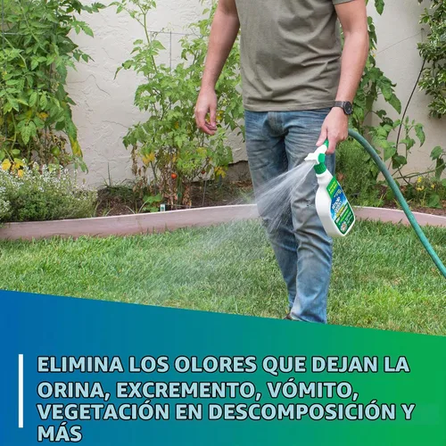 Vista 6 de Simple Green Eliminador de olores para exteriores, aroma a hierba recién cortada, 1 galón + 32 onzas
