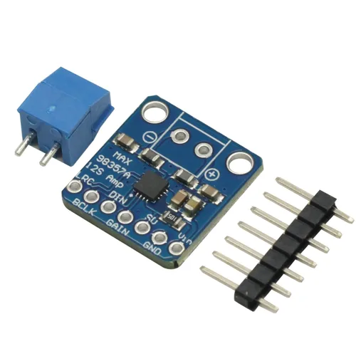 Vista 3 de 2 unids MAX98357 MAX98357A I2S 3 W clase D Amplificador Interfaz de ruptura I2S DAC decodificador para audio Raspberry Pi Esp32 Arduino Zero