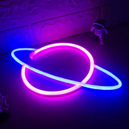Vista 10 de Letrero de neón de amor para dormitorio, USB o batería, luz de neón para pared, luz de neón LED como letreros de pared de neón para niñas, letrero