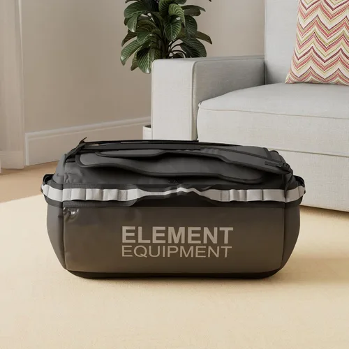 Vista 57 de Element Equipment Trailhead Bolsa de lona con correas de hombro de tela impermeable, Color verde azulado., Large 85 Liters