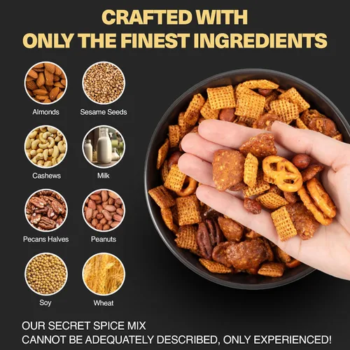 Vista 3 de Wicked Mix Mezcla de Aperitivos con Frutos Secos Mixtos - Aperitivos Dulces y Salados Mezcla Trail Mix Paquetes de Aperitivos con Almendras
