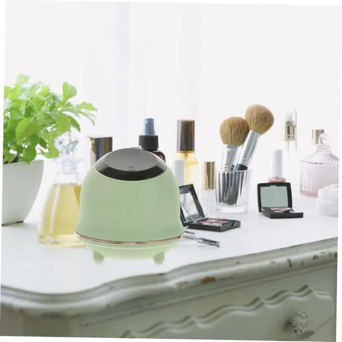 Vista 5 de Amosfun Mini bote de basura con tapa, compacto para escritorio, cocina, baño, dormitorio