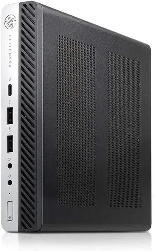 Vista 6 de HP Mini escritorio 800 G4 Intel i7-8700T hasta 4.00GHz 16GB DDR4 Nuevo 512GB NVMe SSD integrado Wi-Fi BT Dual Monitor Soporte inalámbrico teclado
