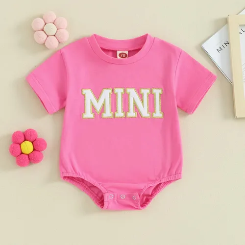 Vista 3 de Mommy and Me - Disfraz familiar a juego, sudadera de manga larga, sudadera con letras