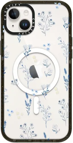 Vista 41 de CASETiFY Impact - Funda para iPhone 13 [protección contra caídas de 6.6 pies/compatible con Magsafe] Black Kingsnake, color negro transparente