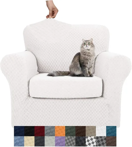 Vista 149 de YEMYHOM - Fundas elásticas para cojín individual, protector de sofá, silla, asiento, funda deslizante, funda suave de sofá, reemplazo, grande, a