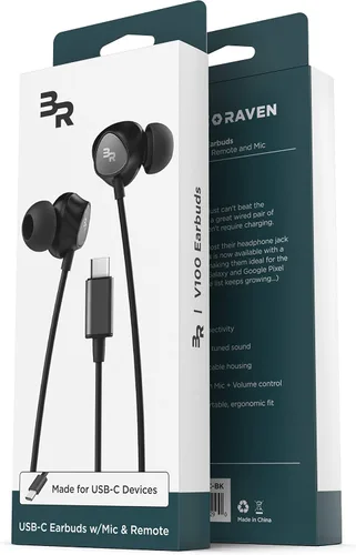 Vista 5 de Thore - Auriculares tipo C, auriculares intrauditivos con cable con micrófono y control de volumen para Samsung Galaxy S25 Ultra/S24/S23/S22/S21