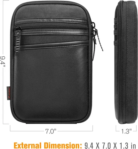 Vista 6 de FINPAC Bolsa de transporte oculta para pistola, funda suave para pistola, riñonera para cinturón para armas de fuego con funda para pistola, pistola