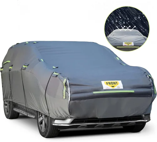 Vista 8 de WARSUN Funda protectora para coche hermética contra granizo con bolsa de aire de PVC real engrosada Funda protectora para coche resistente contra