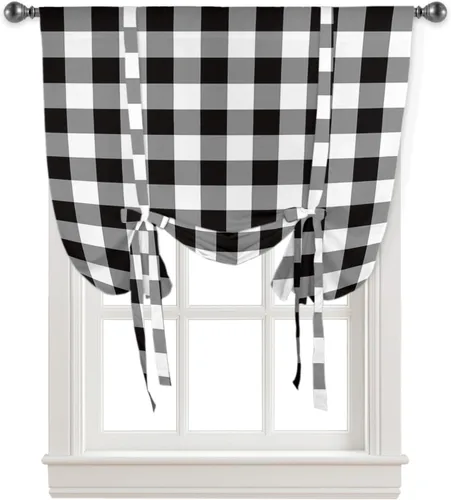 Vista 9 de Cortinas de globo de Navidad de Papá Noel rosa para ventanas, paneles de dormitorio de árbol de Navidad de 54 pulgadas de largo, con aislamiento