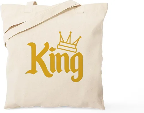 Vista 13 de CafePress Corgi King Tote Bag Bolsa de lona natural, bolsa de compras reutilizable