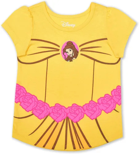 Vista 6 de Disney Princess - Juego de 5 camisetas de manga corta para niña, camisetas de moda
