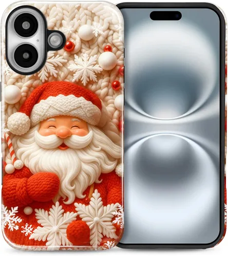 Vista 69 de Funda para iPhone 13 iPhone 14, a prueba de golpes, funda protectora híbrida de 2 capas, doble protección contra caídas, antiarañazos, diseño Rojo