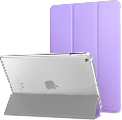 Vista 36 de MoKo Funda para iPad 9.7 2018/2017 de 5ª / 6ª Generación - Funda delgada y ligera con soporte para Smartphone con parte trasera translúcida