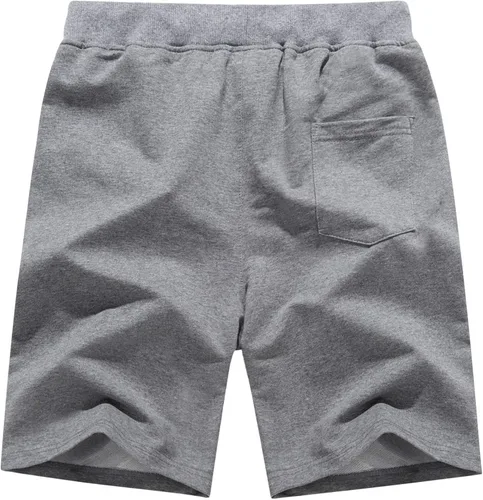 Vista 3 de CRYSULLY Pantalones cortos de algodón para hombre con bolsillos con cremallera
