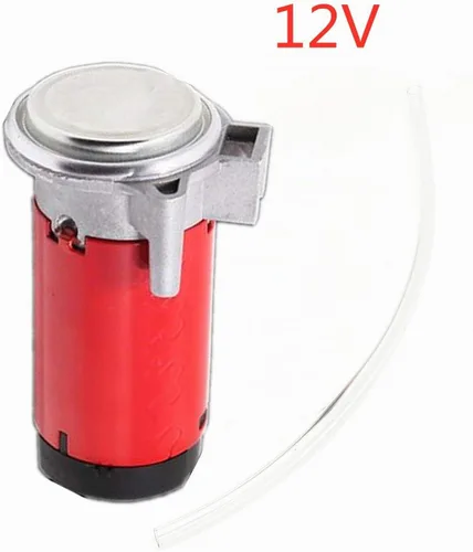 Vista 8 de Compresor de aire 12V Bomba de aire Kit de compresor de aire con manguera para bocina trompeta súper ruidosa bocina de aire de repuesto bomba