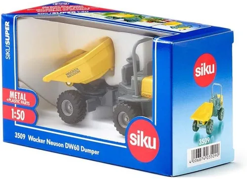 Vista 7 de Siku Wacker Neuson DW60 Dumper escala 1:50 3509 Réplica de vehículos de juguete de metal y plástico fundido a presión Volquete de metal