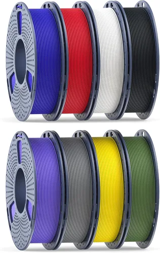 Vista 11 de SUNLU - Filamento PLA mate de 1/16 pulgadas para impresora 3D, carrete compatible con filamento de repuesto Bambulab, de 2.2 libras, textura