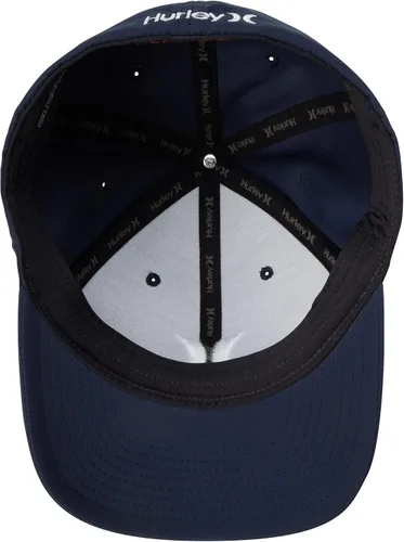 Vista 6 de Hurley Gorra de camionero para hombre, transpirable, absorbe la humedad, gorra ajustada H2O Dri Flexfit - Sombreros de camionero para hombre