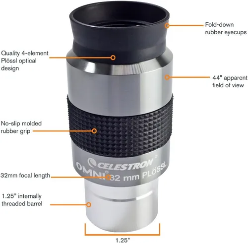 Vista 2 de Serie ocular Celestron Omni