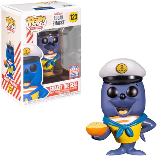 Vista 2 de Funko Iconos de anuncios pop Kellogg's Smaxey The Seal FunKon 2021 Exclusivo