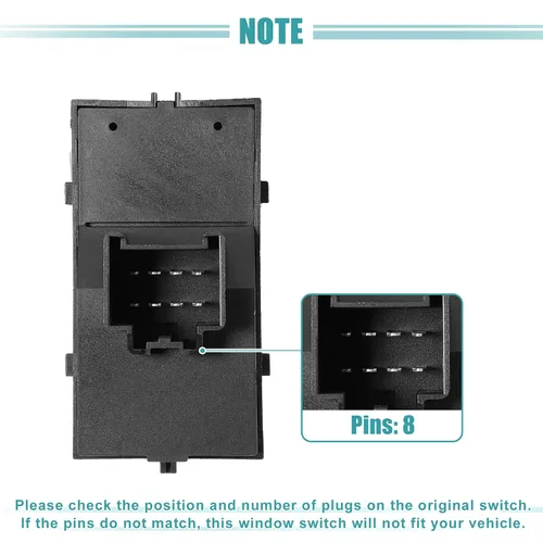 Vista 5 de ACROPIX Interruptor de ventana eléctrica Interruptor de control de ventana para Chevrolet Cruze 2011 2012 para Chevrolet Cruze Limited 2016