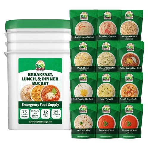 Vista 33 de Kit de suministro de alimentos a largo plazo de 180 días 2,100 porciones, +75g de proteína diaria y +1,800 calorías por día Alimentos