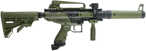 Vista 8 de Maddog Tippmann Cronus - Marcador táctico de bronce para pistola de paintball