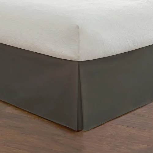 Vista 12 de Rodapié de popelina a medida para cama de Fresh Ideas, 14 pulgadas Azul marino