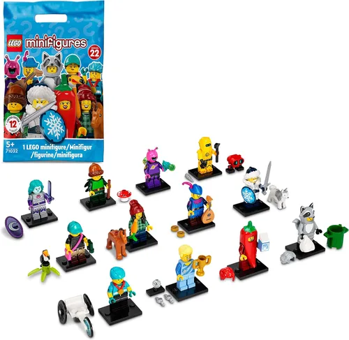 Vista 2 de Lego Serie 22 Juego completo de 12 minifiguras 71032