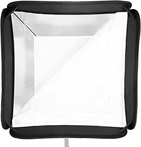 Vista 3 de Godox Caja de luz de 15.8 x 15.8 pulgadas con soporte de montaje Bowens tipo S, kit de soporte para flash de cámara, luz rápida, estudio