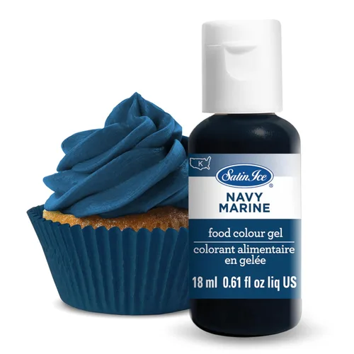 Vista 20 de Gel de colorante alimentario líquido Satin Ice, botella de 0.61 onzas líquidas, negro