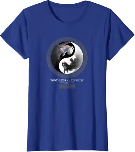 Vista 6 de Cómo entrenar a tu dragón 3 Yin Yang Dragon Camiseta