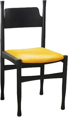 Vista 20 de Sillas de comedor, modernas sillas de comedor de madera, silla de cocina tapizada, taburete sin brazos de granja, silla ocasional para cocina, sala