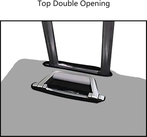 Vista 6 de Funda de equipaje antiarañazos para equipaje de 18 a 32 pulgadas protector de maleta elástica lavable funda duradera para maleta Bulldog Francés S