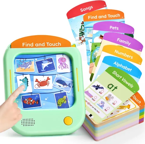 Vista 15 de JoyCat - Tableta de aprendizaje bilingüe para niños, 106 tarjetas parlantes español-inglés