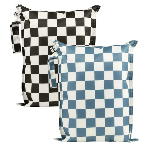 Vista 20 de Tiny Twinkle Bolsas húmedas a prueba de desorden 1 paquete de bolsas húmedas reutilizables impermeables para trajes de baño Ropa de bebé Bolsa