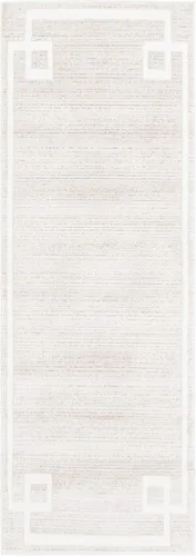 Vista 33 de Unique Loom Colección Uptown de Jill Zarin - Alfombra moderna con textura de estilo griego, color beige (1.25 x 1.85 m)