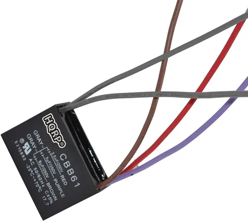 Vista 23 de HQRP Condensador compatible con ventilador de techo Hampton Bay 1uf+2uf de 3 cables con certificación UL Plus HQRP Coaster