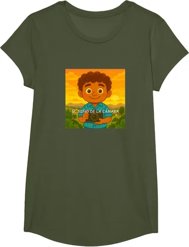 Vista 109 de Camiseta El Niño de la Cámara – Diseño Oficial del Cuento Ilustrado