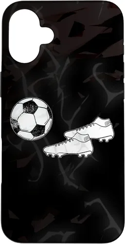 Vista 22 de iPhone 16 Balón de fútbol y zapatos Cool Football Sport Jugadores Equipo Caja de regalo
