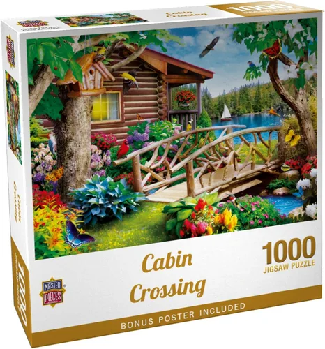 Vista 9 de MasterPieces - Rompecabezas de 300 piezas, formas grandes de agarre EZ, cruce de cabina, diversión para adultos, personas mayores, familia, niños