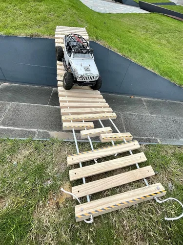 Vista 7 de Gaps Challenge RC Crawler Obstacle scx24 trx4 scx10 Upgrades RCrabbit Bridge RC Course Track (no incluye camión)