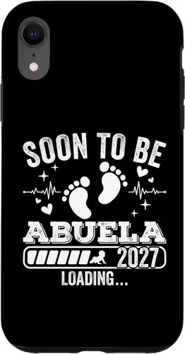 Vista 25 de Soon to Be Abuela 2027 Loading Pregnancy Announcement Case for iPhone 17